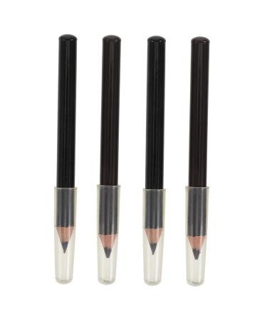 FOYTOKI 4pcs Wooden Eyebrow Pencil Eyebrow Liner Pen Eyeliner Pencil Eye Brow Pencils Makeup Brow Pencil