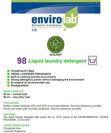 Non-Toxic Plant-Based Laundry Detergent | Safe for Kids Babies & Pets | Phosphate-Free & No Artificial Additives - Buy Online on GoSupps.com