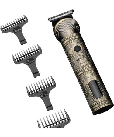 V-962 Metal Beard Trimmer - Professional Cordless USB Charging Hair Clipper with LED Display for Men | International Shipping - Buy Online on GoSupps.com