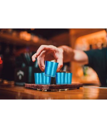 DecorRack 2 Oz Neon Shot Glasses - 24 Pack of Disposable Mini Party Cups - Buy Online on GoSupps.com