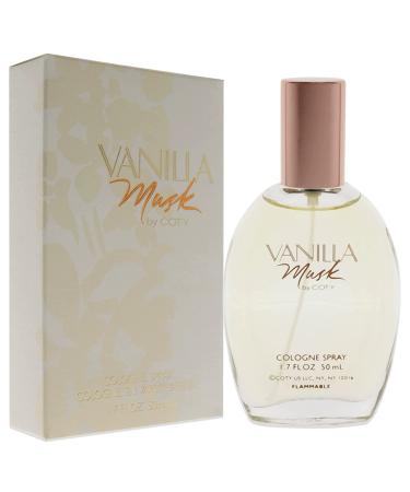Coty Vanilla Musk Cologne Spray for Women 1.7 Fl Oz - Vanilla Scented Perfume (Pack of 1) - Buy Online on GoSupps.com
