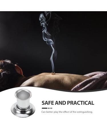 Beavorty Moxa Roll Stick Fire Extinguisher Holder - Stainless Steel Moxa Stick Holder for Massage Parlors - International Shipping Available - Buy Online on GoSupps.com