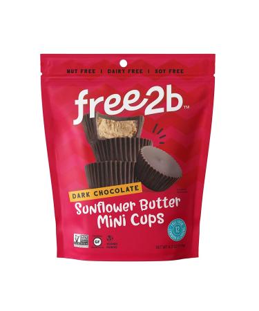 Free 2b Dark Chocolate Sun Cups Minis, Gluten-Free, Dairy-Free, Nut-Free and Soy-Free - 4.2 Oz (Pack of 1)