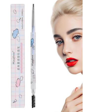 Eyebrow Pencil Waterproof Eyebrow Makeup - High Saturation Waterproof Eyebrow Pencil with Double Head Design Precision Eyebrow Pencil for Commute Frifer 04 Smoke Gray - Buy Online on GoSupps.com