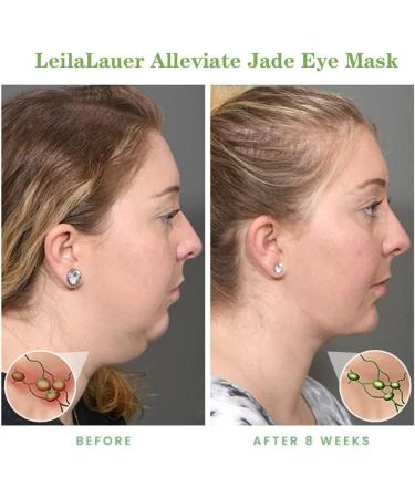 Leila Lauer 100% Natural Jade Eye Mask for Anti-Aging - Reusable Hot or Cold Therapy (1pc) - Buy Online on GoSupps.com