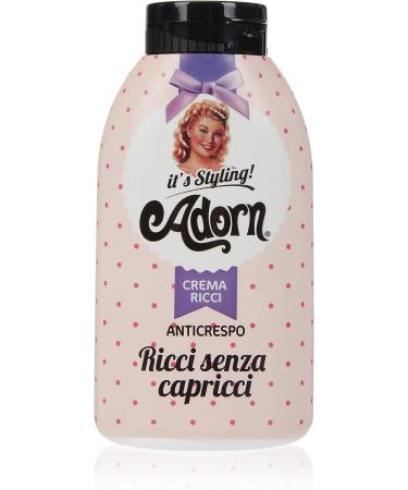 Adorn Vintage Supreme Anti-Frizz Cream for Curly Hair 6 Pack ML. 200 - Buy Online on GoSupps.com