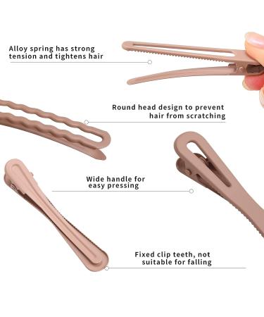 NiAMAi Metal Duck Billed Hair Clips - 16 PCS for Styling & Makeup | Sectioning Accessories for Women & Girls - Buy Online on GoSupps.com