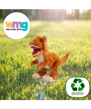 Deluxe Paws Plush Eco Toy 100% Recycled - Tyrannosaurus Rex | Soft & Cuddly - Buy Online on GoSupps.com