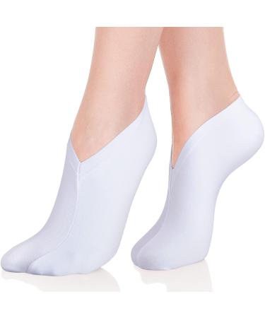 SATINIOR Moisturizing Overnight Spa Socks - 14 Pairs for Dry Feet Care | Cotton Cosmetics Socks for Men and Women | White - Buy Online on GoSupps.com