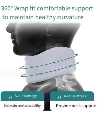 Aibyk's Rewkrause Rescue: Adjustable Neck Support Wrap for Cervical Pain Relief | Soft Vertebral Holder for Comfort - Buy Online on GoSupps.com