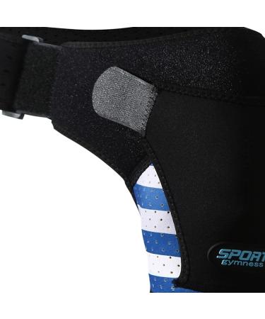 Magidal Shoulder Support Cuff | Neoprene Sleeve Wrap for Men & Women | Compression Belt for Gym | Blue Shoulder Care - Buy Online on GoSupps.com
