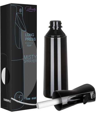 Shop Creamify 300ml Black Spray Bottle Continuous Ultra-Fine Floral Hair Atomizer for Hairdressers & Plant Care - Buy Online on GoSupps.com
