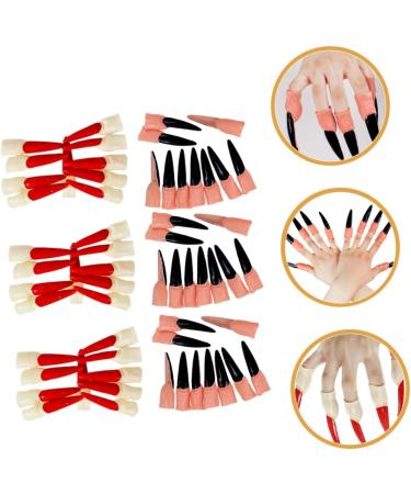 Toyvian Halloween Costumes Witch Nail Art Zombie Finger Nail Fake Witch Nail Claw Witch Finger Fake Witch Nail Finger Finger cots Pearlescent Halloween Costume - Buy Online on GoSupps.com