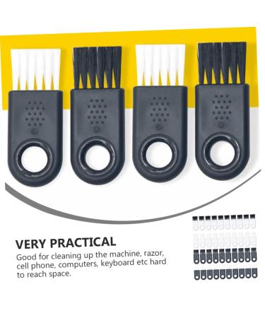 Beavorty 120 StK Cleaning Brush Set for Hair Clippers Keyboards & Razors - Mini Dust Cleaners (3pcs) - Durable PP Material - Buy Online on GoSupps.com