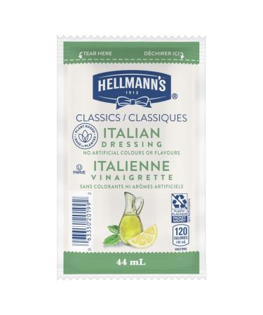 Hellmann's Italian Dressing Single-Serve Sachet Gluten Free 44 ml Pack of 102