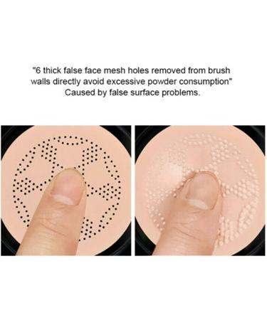PICKX Mushroom Head Air Cushion CC Cream Concealer Full Coverage Foundation Moisturizing Concealer Makeup Base Lasting Brightening Liquid Foundation for All Skin Even Skin Tone (B-natural) 1 g (Pack of 1) B-natural - Buy Online on GoSupps.com