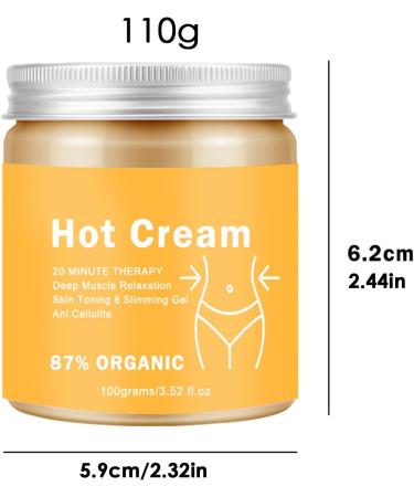  Generisch Fat Burning Cream | Skin Tightening Cream | Warming Gel | 110g warming cream in a film pack improves elasticity and tone ideal for workouts and skincare - Buy Online on GoSupps.com