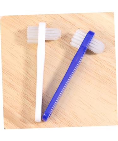 Lurrose 12 PCS Double-Sided Toothbrush Set for Cleaning Artificial Teeth & Dentures - Prothesis Brush for Optimal Oral Care - Buy Online on GoSupps.com