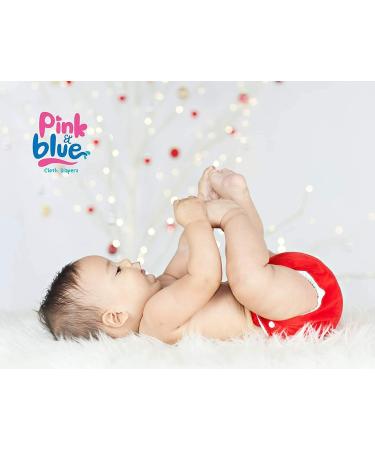 Eco-Friendly Pink & Blue 2-Part Swimming Diaper | Reusable Swimming Pants for Babies & Toddlers (4.5-16 kg) | Krokodil L (2-Pack) - Buy Online on GoSupps.com