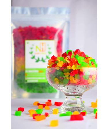 Nature's Harvest : Tutti Frutti-Cherries-Fresh Fruits -Tutti Frutti for Cake (400g)_Packing May Vary - Buy Online on GoSupps.com