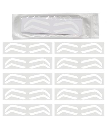 Guapa Disposable Eyebrow Design Stencil & Airbrush Tint Stickers - Easy Application for Perfect Brow Shaping | 3 Shapes Available - Buy Online on GoSupps.com
