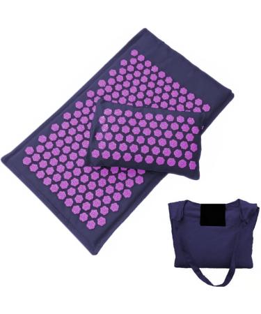 Dunlap Massage Cushion - Getinfit Acupressure Mat & Pillow for Yoga - Rose Red | Natural Coconut Palm Massage Therapy - Buy Online on GoSupps.com