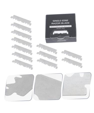 NOLITOY 100pcs Men's Razor Blades - Premium Stainless Steel Safety Shaver for Body & Face Hair - Ideal for Barbershop & Home Use - Buy Online on GoSupps.com