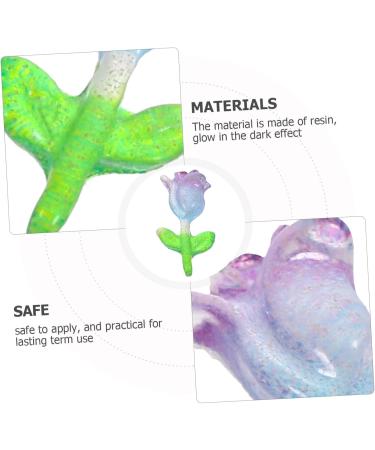 MERRYHAPY Femdophilous flowers luminous manicure Accessories the flowers Bralletesfor Women 0.5x1x0.3cm As Shown - Buy Online on GoSupps.com