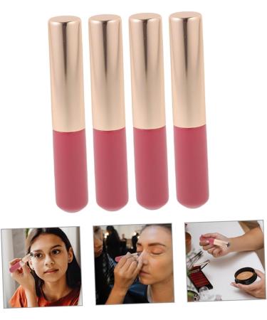 PLAFOPE 4pcs Lip Brush Women Makeup Brush Highlight Brush Lip Gloss Wands Lip Mask Applicator Lip Makeup Brush Eyebrow Brush Lip Applicators Brush Miss Shadow Brush Lips Pink Wood - Buy Online on GoSupps.com