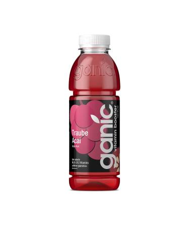 Buy Ganic Grape Acai Flavored Vitamin Water - Low-Calorie Vegan Magnesium & B6/B12 - 12 x 500ml - International Shipping Available - Buy Online on GoSupps.com