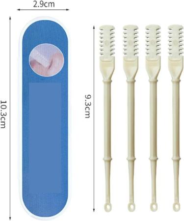 2-in-1 Nose Hair Trimmer 2-in-1 Nasal Hair Cutter 2024 New Manual Double Sided Nasal Hair Trimmer with Ear Spoon 360 Rotating Nostril Hair Removal Tool Blade with Ear Picker (12PCS Green) 12PCS Green - Buy Online on GoSupps.com