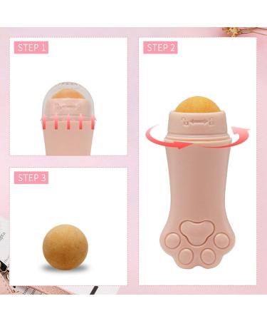 GUIJIALY Natural Volcanic Roller Oil Control Rolling Stone Face Cleansing Oil Absorption Roller Ball White - Buy Online on GoSupps.com