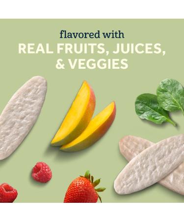 Gerber Teething Wafers - Strawberry Apple Spinach - 1.7oz, 12ct x 6 Packs - Buy Online on GoSupps.com