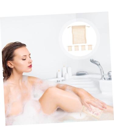 Beaupretty 20 Pcs Soap Storage Bags - Mesh Soap Container & Body Scrubber | Travel Bath Supplies | Cotton Linen Massage - Buy Online on GoSupps.com