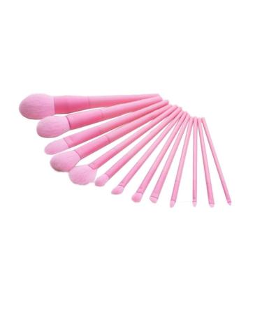 Makeup Brush 13 Pieces Pink Makeup Brush Non irritating Synthetic Fiber Eyeshadow Brush Beauty