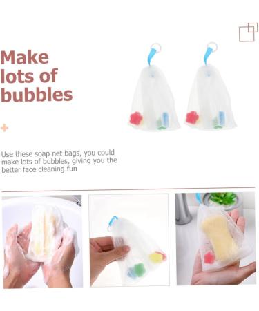 minkissy 8pi ces Filet Moussant Pour Visage Sachets De Exfoliants Pratiques Maille Pour Artisanaux Et Cosm tiques 1 Unit (Lot de 1) Blanc x4 - Buy Online on GoSupps.com