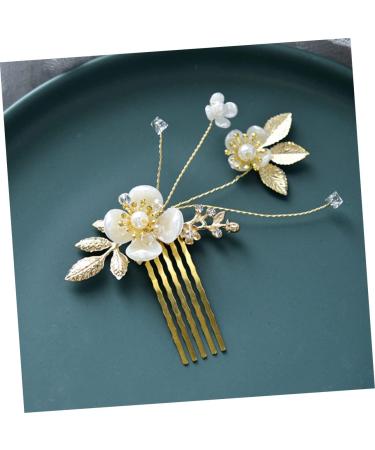 minkissy 4 Sets Hair Accessories Rhinestone Wedding Hair Bride Hair Comb Wedding Bride Bridal Flower Headpiece Decorative Hair Comb Flower Headdress Rhinestones Bridesmaid Zinc Alloy - Buy Online on GoSupps.com