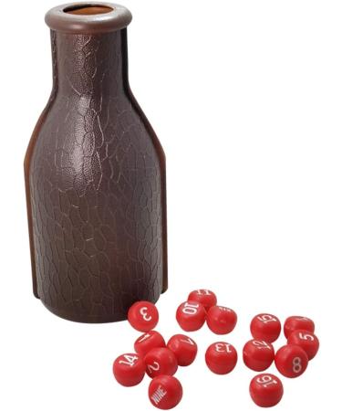 BALIKEN Billiard Pool Plastic Talley Shaker Bottle with Peas Balls - Brown - Buy Online on GoSupps.com