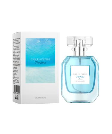 Mens Perfume Delicate Vegan Eau De Parfum Sweet Beauty Products Suitable for Special Occasions Perfume Gift for Men 8.3x4.6cm Light blue