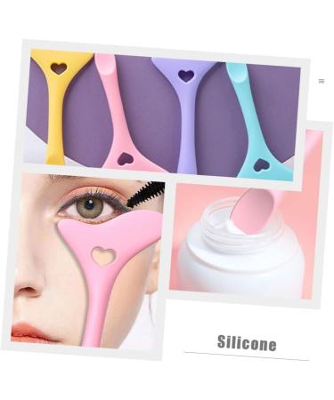 Baluue 4 Pcs Eyeliner Face Cream Applicator Cosmetics Tools Mask Applicator Brush Makeup Stencil - Buy Online on GoSupps.com