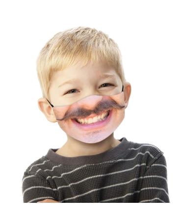 C- Kinder Mundschafts Funny Washing Coloring multi-way female mouth protection breathable fabric cloth Funny neckerchief bandana mouth and nose protection staub face cover multifunction cloth