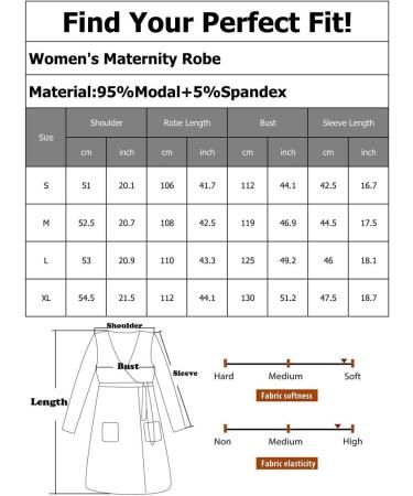 OCCIENTEC Maternity Nursing Robe & Nightgown Set | Maternity Hospital Gown for Breastfeeding | M Grey - Buy Online on GoSupps.com