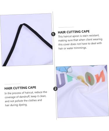 Angoily Children's Haircut Shawl Child Barber Cape Child Cape Kids Haircut Cape Toddler Apron Kids Formal Dress Home Haircut Cape Salon Cape White Baby Gown Polyester Major - Buy Online on GoSupps.com
