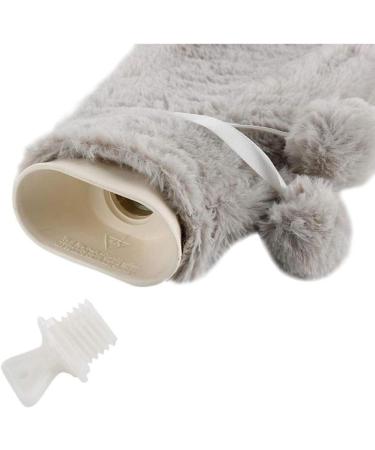 2 Liter Long Hot Water Bottles 70 cm Extra Long Thermos with Plush Cover for Waist Hand & Foot Warming | International Shipping Available - Buy Online on GoSupps.com