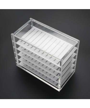 Shop Premium Lash Storage Organizer - 5 Layer Plastic Box for False Eyelashes | Ideal Eyelash Extension Tools & Pallet Holder - Buy Online on GoSupps.com