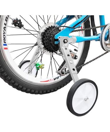 Ejoyous Adjustable Training Wheels for Kids Bikes - Fits 16-22 Inch Bicycles - Silver White - Buy Online on GoSupps.com