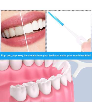 70 Premium Interdental Brushes - Silicone Tooth Cleaner Sticks for Optimal Oral Health | Ideal for Interdental Spaces | International Shipping Available - Buy Online on GoSupps.com