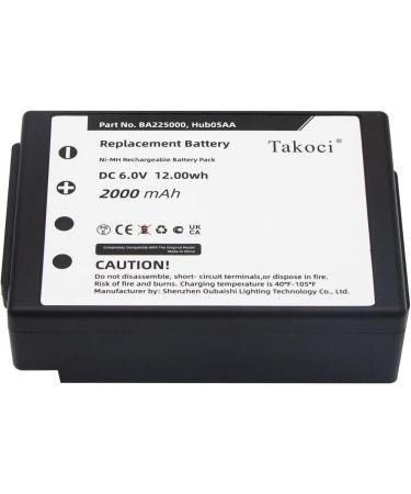 Replacement Battery for HBC Radiomatic Eco Linus 6 Technos Spectrum A/B/1/2 - 6V 2000mAh Ni-MH Compatible BA225000 Hub05AA - International Shipping Available - Buy Online on GoSupps.com