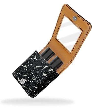 Travel Lipstick Organizer Case | Portable Makeup Bag With Mirror | Constellation Sky Map T402c3smmd Shop Now for International Shipping - Buy Online on GoSupps.com