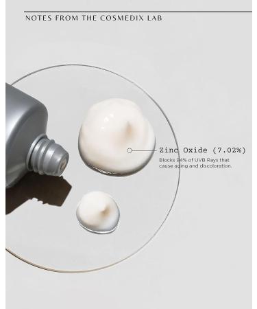 COSMEDIX Hydrate Plus SPF 17 Moisturizing Sunscreen with Anti-Aging Antioxidants - 2oz - Buy Online on GoSupps.com